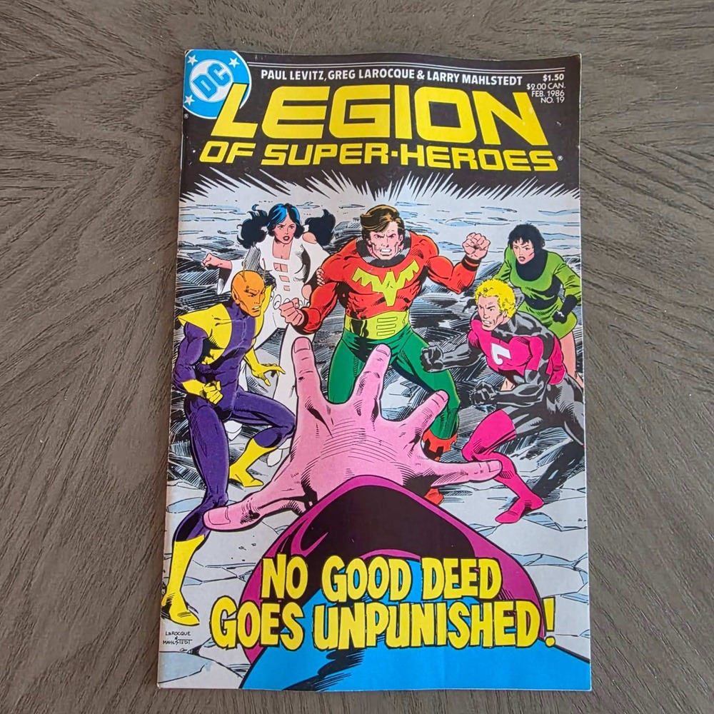 Legion of Super-Heroes #19 DC Comics Feb 1986 Paul Levitz Vintage Comic